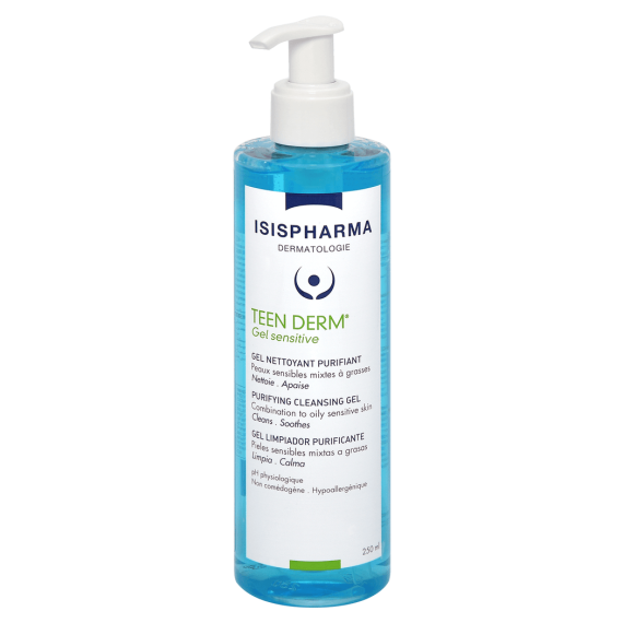 ISISPHARMA Teen Derm Gel Sensitive For Oily Skin 250ml