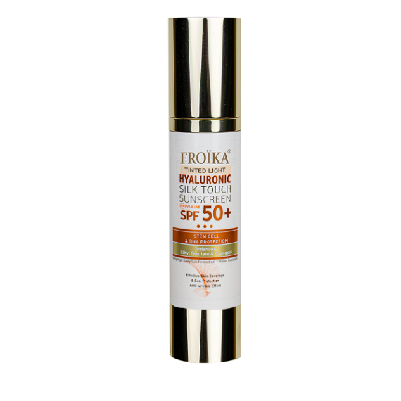 Froika Hyaluronic Silk Touch SPF50+ Face Sunscreen Light Tinted 40ml