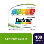 Centrum Multivitamins With Lutein 100 Tablets