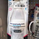 Optimal PHTALATE 1 0-6m Water Special Feeding Bottle Optimal Teat Anti - Colic Special Shape closely as possible to breastfeeding 60 ml/ 2 oz