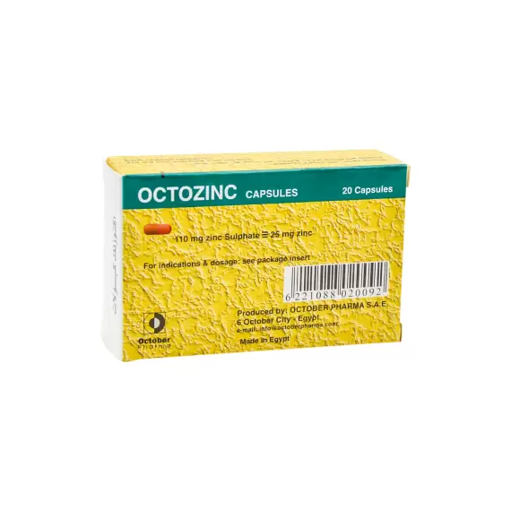 Octozinc 25mg - 20 Capsule