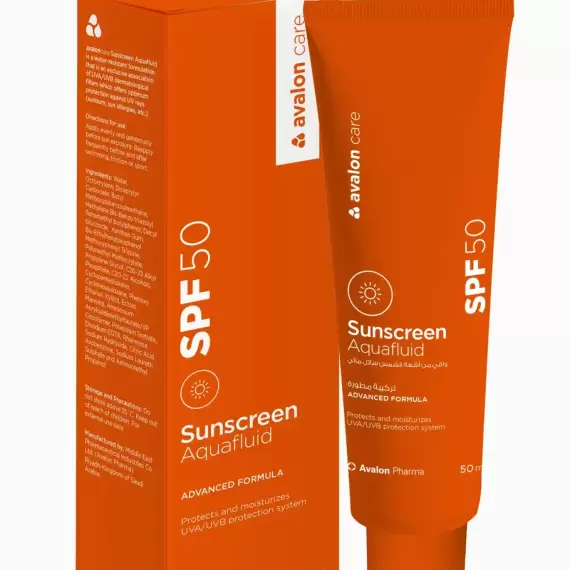 Avalon Care Sunscreen Aquafluid Spf 50 50 ML