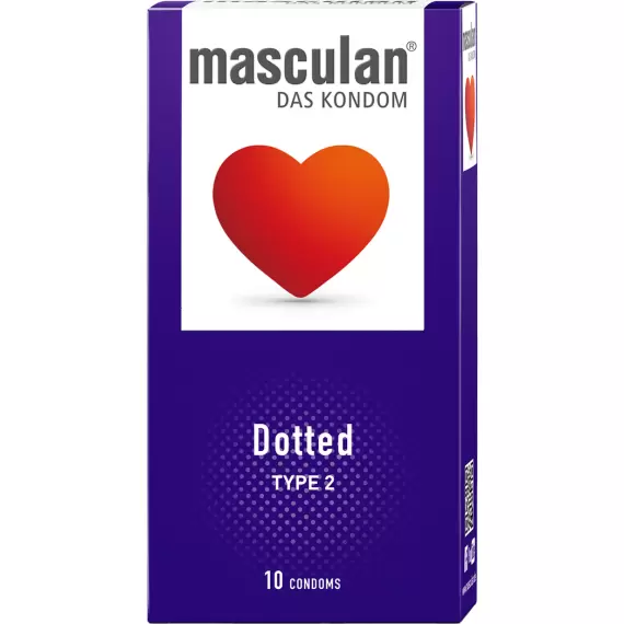Masculan Condom Dotted - 10 Pcs