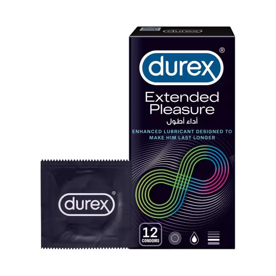 Durex Extended Pleasure Condoms 12 pcs