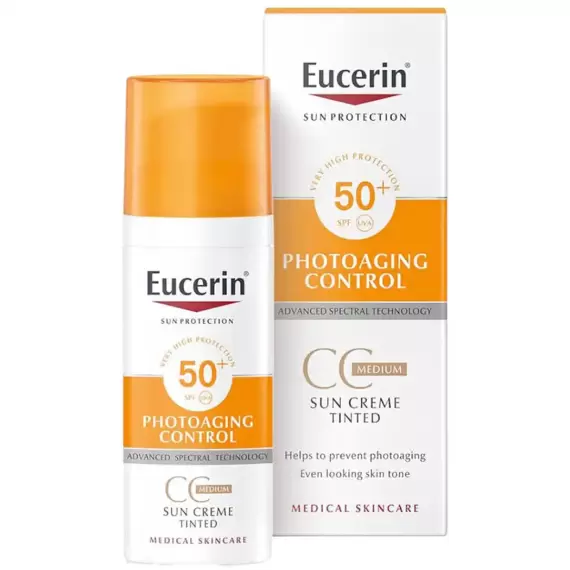 Eucerin Sun Creme Face Tinted CC SPF 50+ 50 ml
