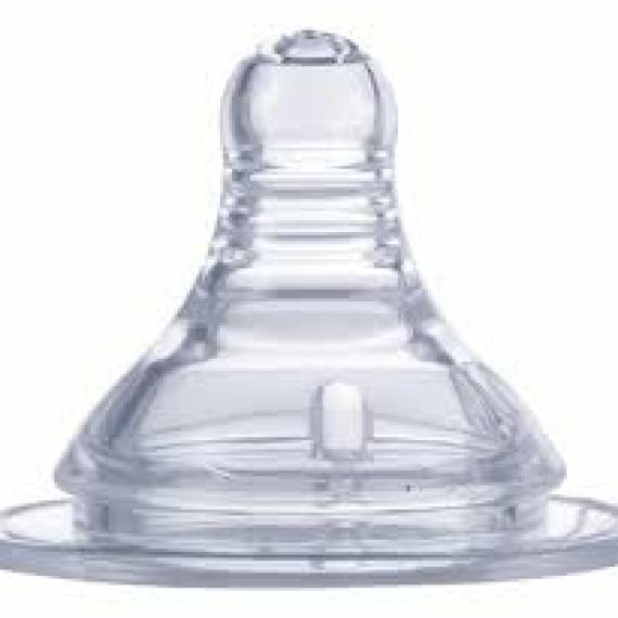 Optimal Silicone Nipples Wide Neck Regular 6 months