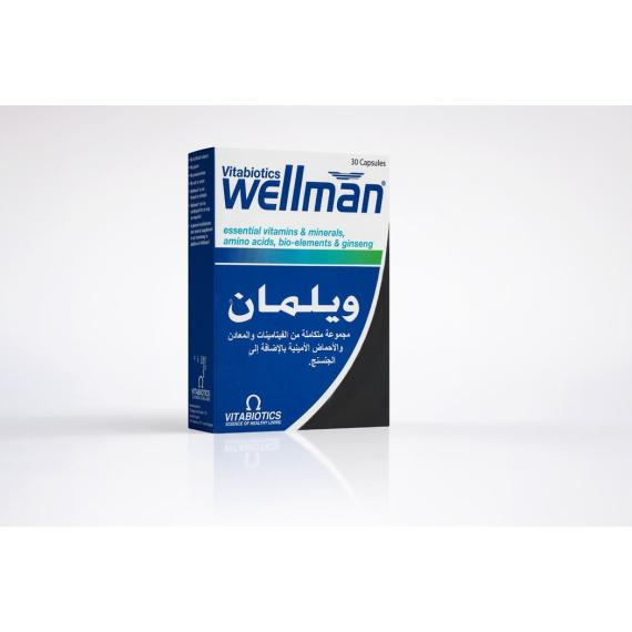 Vitabiotics Wellman Multivitamin & Multimineral 30 Capsules