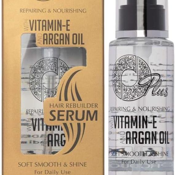 O Plus Vitamin E and Argan Oil Hair Rebuilder Serum - 110ml