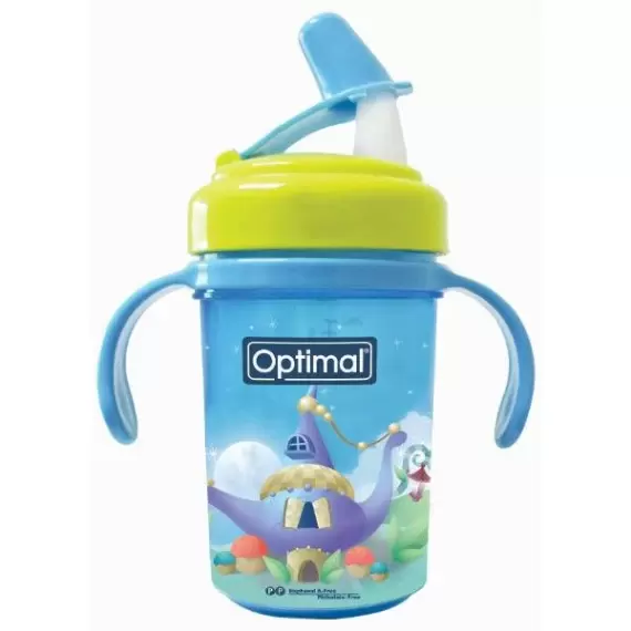 Optimal - PP Silicone Spout Cup With Handle 12-36m 240ml