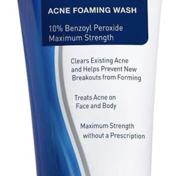 panoxyl Acne Foaming Wash Benzoyl Peroxide 10% Maximum Strength 156g