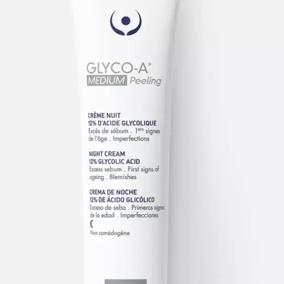 Isis Pharma Glyco-A 12% Cream with Glycolic Acid Medium Peeling Night 1oz (30ml)