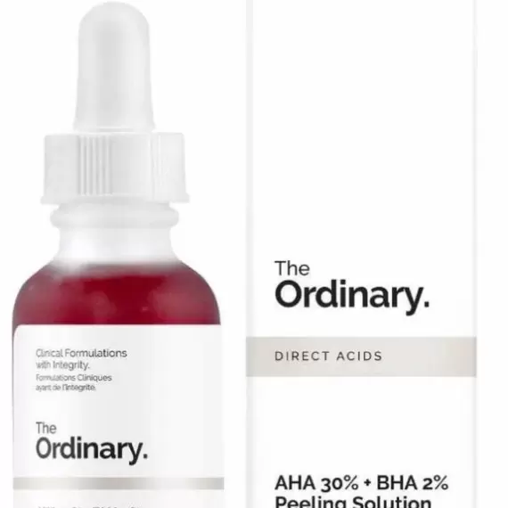 THE ORDINARY AHA 30% + BHA 2% PEELING SOLUTION (10 MIN EXFOLIATING FACIAL, PH -3.6  (30 ml)