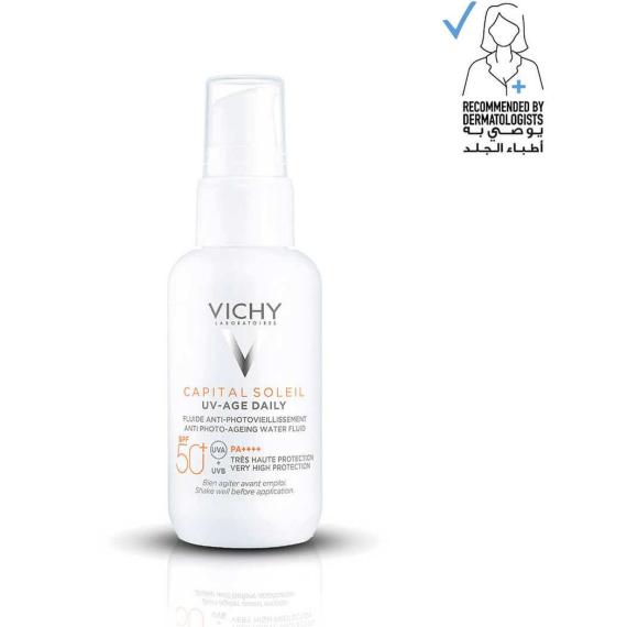 Vichy Capital Soleil UV - Age Daily Anti Ageing Fluid SPF 50+ with Niacinamide 40 ml