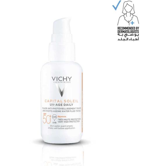 Vichy Capital Soleil UV - Age Daily Tinted Anti Ageing Fluid SPF 50+ with Niacinamide 40 ml
