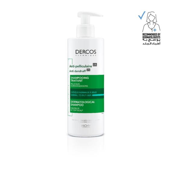Vichy Dercos Anti Dandruff Shampoo for Normal to Oily hair 390 ml