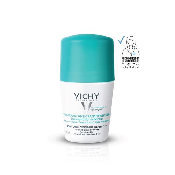 Vichy Intensive Anti-Perspirant Roll-On Deodorant - 50 ml