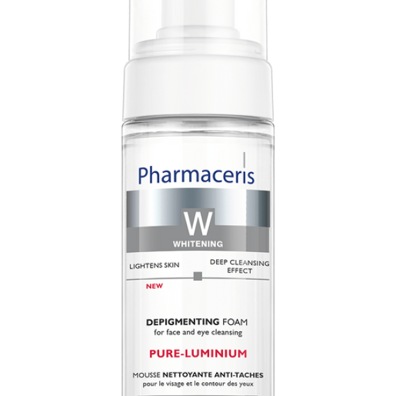 W DEPIGMENTING FOAM for face and eye cleasing PURE-LUMINUM 150 ml
